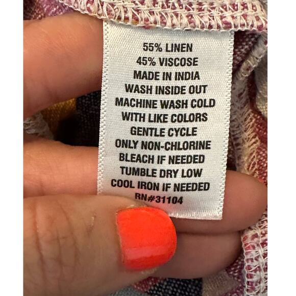 True Craft multicolor stripes pull on shorts size large - Picture 4 of 8